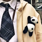 Mažoji panda pliu&scaron;inis žaislas animacinis filmas Miela lėlė sagė Priedai Mokyklinė rankinė Drabužiai Mergaitėms Dovanos Priedai moterims