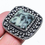 Ruby Zosite Lab-Created Handmade 925 Sterling Silver Jewelry Ring Size 7 e4k44