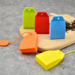 Tea Infuser Maistinio lygio kar&scaron;čiui atsparus birių lapų arbatos mai&scaron;elio sietelis raudona