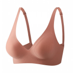 S-XXL Didelio dydžio liemenėlė Besiūlė seksuali moteri&scaron;ka liemenėlė Be vielos Liemenėlės Mink&scaron;ti apatiniai moteri&scaron;ki intymūs moteri&scaron;ki apatiniai miegui skirti drabužiai One Size&S(32 70ABC) juoda