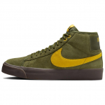 AntiHero x Nike Zoom Blazer Mid QS SB Grubiai žalia Unisex sportbačiai Geltona HM5838-300 36