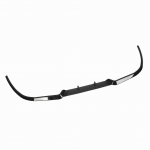 Priekinio bamperio lūpos smūgiams atspari priekinio bamperio lūpos separatorius 114 cm, pakeičiantis &bdquo;Seat Leon&ldquo; blizgantį automobilį. juoda