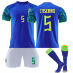 22/23 Brazilija i&scaron;vykoje Futbolo megztiniai &scaron;ortai kojinės komplektas naujo sezono &scaron;ortai kojinės suaugusiems skirtų dydžių apranga L armijos žalia spalva