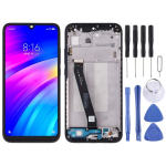 TFT LCD ekranas Xiaomi Redmi 7 jutikliniam stiklui, pilnas surinkimas su rėmeliu