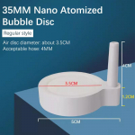 Akvariumas Žuvų Bakas Apvalus Tylus Nano Oro Akmuo Deguonies Aeratorius Oro Burbulių Tvenkinio Siurblys Hidroponinis Deguonies Difuzorius Tiekimo Priedai as the picture