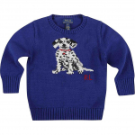 Polo Ralph Lauren Vaikams Spausdintas apvalia kaklo i&scaron;kirpte prigludęs megztinis Vaikams megztinis Mėlynas 323920667-001 L