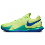 NikeCourt Zoom Vapor Cage 4 Rafa Australian Open Paketas Vyri&scaron;ki sportbačiai Green Light-Lemon-Twist Light-Photo-Blue DD1579-700 40