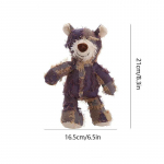 Naminis me&scaron;kiukas su garsais, pliu&scaron;inis interaktyvus &scaron;uo, žaislai dantų valymui, apsauga nuo kandžiojimo, žaislas me&scaron;kėdis, naminių gyvūnų reikmenys violetinė