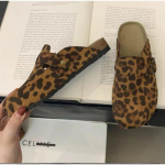 Naujos Klasikinės Moteri&scaron;kos Uždengtu Pir&scaron;tu Kam&scaron;tinės &Scaron;lepetės Sandalai Moterims Leopardinės Kam&scaron;tinės &Scaron;lepetės Camo Mules Klumpės Batai Plok&scaron;čiapadžiai Zapatos De Mujer 43 tamsi chaki spalva