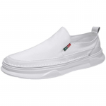 Auk&scaron;tos kokybės vyri&scaron;ki laisvalaikio batai Prekės ženklo Slip On Vairavimo batai Klasikiniai verslo balti Loafer Moccasin Lengvi, patogūs vaik&scaron;čiojimo batai 44 balta