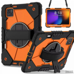 Skirta Xiaomi Mi Pad7 11.2 Pad 5 6 11 6S Pro 12.4 7S Pro 12.5 colių atsparus smūgiams tvirtas plan&scaron;etinio kompiuterio dėklas su stovu, rankena, peties dirželiu Funda Xiaomi Pad6 11 inch white