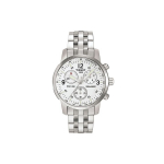Tissot PRC 200 serijos kvarcinis chronografas 200M atsparumas vandeniui Datos rodymas Atsitiktinis paprastas laikrodis Vyri&scaron;ki laikrodžiai Baltas plienas T17.1.586.32 White Dial