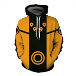 Naruto 2024 Naujas Anime Atributas Akatsuki Uchiha Itachi Spausdintas Gobtuvu Džemperis Striukė Vyrams ir Moterims Vaikams Kodas 6XL orange
