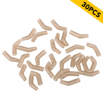 Žvejybos valas lygintuvas nuo susipainiojimo kabliuko rankovės sulenktos kabliuko lygintuvas Karpių žvejybos plaukai 30 pcs