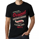 Vyri&scaron;ki vintažiniai mar&scaron;kinėliai Grafiniai mar&scaron;kinėliai Vintažinės prekės nuo 1971 m. Deep Black XS juoda
