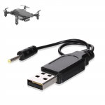 Suderinamas su S66 RC drono USB įkrovimo laidu, skirtu RC drono akumuliatoriui 3,7 V 650 mAh ličio jonų juoda