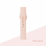 Silikoninis dirželis Apple Watch apyrankei 44 mm 40 mm 38 mm 42 mm laikrodžio apyrankė Apple Watch apyrankei Correa Iwatch Series 7 6 Se 5 4 3 38 40mm ML