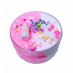 100ml Unicorn Puff Slime plastikinis &scaron;viesus molis spalvingas modeliuojantis polimerinis molis smėlio purus lengvas plastilino guma rankų darbo žaislui