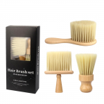 3 pakuotės Barber Neck Duster Brush Plaukų kirpimas Valomasis plaukų &scaron;epetėlis Pa&scaron;alinkite palaidus plaukus nuo i&scaron;kirptės