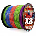 500M 8 sruogų pintas me&scaron;kerės valas, daugiagijinis PE viela X8, itin tvirta 18 22 31 39 43 52 61 78 LB 39lb