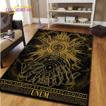 Masonų kilimas Freemason Illuminati Ring Grindų Kilimėlis Svetainės Kilimėlis Vidinis Mink&scaron;tas Flanelinis Žaidimų Kilimėlis Kilimėlis Kawaii Kilimėlis 100cm x 120cm