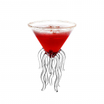 2 vnt Octopus Martini kokteilių taurė amerikieti&scaron;ki batonėliai Stiklo dirbinių mai&scaron;ymas vyno taurė Creative Bar Party &scaron;ampano kupė Bordo taurė 2 Pcs Set 100ml