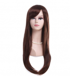 70cm Moterų Ilgas Perukas Anime D.Va Cosplay Kostiumas Kar&scaron;čiui Atsparus Sintetinis Plaukas Dva Mergaičių Perukai Cosplay Kostiumai 70cm violetinė