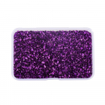 30/50/80 g / dėžutės spalvos smulkinto stiklo akmenų dervos užpildas, skirtas pasidaryk pats epoksidinės dervos formos netaisyklingam kri&scaron;toliniam nagų dailės dekoravimui papuo&scaron;alų gamybai 80g