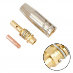 Purk&scaron;tukai 15AK MIG Priedai Antgaliai Suvirinimas 3vnt Kontaktai 0.8MM