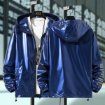 Moteri&scaron;ki drabužiai su gobtuvu užtrauktuku Bomber striukės Vir&scaron;utiniai drabužiai Harajuku vėjo paltas 4XL