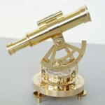 Kieto žalvario teodolitas Alidade teleskopas kompasas navigacijos prietaisas 12,7 cm