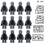 12vnt Bobcat Special Police Human Small Daleles Vaiki&scaron;kas statybinių blokelių žaislas