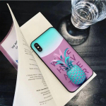 Spalvotas ananasinis telefono dėklas, skirtas iPhone Samsung Galaxy Redmi Xiaomi Oppo OnePlus Note SA 7 8 9 10 11 12 13 14 20 21 22 23 53 54 Pro Max Plus Ultra iPhone 6 or 6S