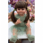 Gyvybi&scaron;ka 55 cm vinilo kūno vonia Reborn Baby Doll Raya 22 colių plaunama imitacinė lėlė su maitinimo rinkiniu Čiulptukas naujagimio lėlės 3 metų ir vyresniems vaikams Dovana