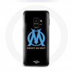 Coque pour Samsung Galaxy S9 plus Olympique de Marseille Fond Noir