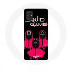 Coque pour samsung galaxy A71 Squid Game Masques carr&eacute; Triangle et Cercle