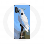 Coque pour Xiaomi Redmi Note 5 Pro Cacato&egrave;s Perroquets blanc Oiseaux