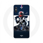 Coque pour Xiaomi Redmi Note 5 AI Dual Camera Formule 1 Max Verstappen Pilote automobile F1 Bleu