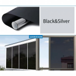 Visi&scaron;kai užtemdantis stiklinis lipdukas, langas, apsaugantis nuo saulės spindulių, termoizoliacinė plėvelė, apsauganti nuo saulės spindulių apsauganti, vienpusė perspektyvinė plėvelė 50*200cm