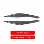 2vnt anglies pluo&scaron;to priekinių žibintų akių vokų antakių dangtelio dekoratyviniai lipdukai BMW 3 serijos E90 318 320i 325i 2009-12 automobilių priedams