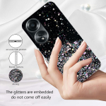 Dėklas, skirtas OPPO A78 A58 A18 A38 A79 4G A98 A96 A76 A16 A15 A57 A77 5G Reno 10 Pro 8 7 Lite 6 dangtelis, skaidrus blizgus blizgus Bling silikonas, mink&scaron;tas plonas OPPO A38
