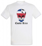 Kosta Rikos Futbolas Kometos Rikos Futbolo Vėliava Futbolo Vėliava Unisex Mar&scaron;kinėliai XXXXL
