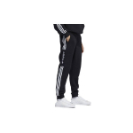 Adidas Originals Trefoil Raidės Spausdinimas Juostelė Sportinės Kelnės Vyri&scaron;kos Kelnės Juodos H31238 XS