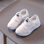 Kid Baby Boys Girls Letter Sportiniai bėgimo kvėpuojantys tinkliniai laisvalaikio batai 27 juoda
