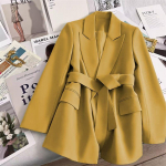 Naujas &bdquo;Green Blazer Jacket&ldquo; moteri&scaron;kas plonas liemens paltas XXXL