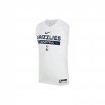 Nike Memphis Grizzlies Dri-Fit NBA treniruočių mar&scaron;kinėliai be rankovių, naujo leidimo, balti FN5207-100 XS