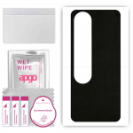 apgo Protective Skin Sticker for the back compatible with Oppo A58 4G, Wrap Film, Foil, Vinyl - Pattern Matrix
