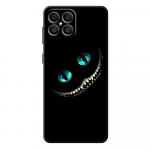 Juodas TPU telefono dėklas Realme C21Y C20 C11 C15 C12 C35 C21 C25 C3 XT GT Narzo30A Alisa Stebuklų &scaron;alyje Če&scaron;yro katės vir&scaron;elis Funda Realme C1(Oppo A3s)