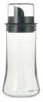 iwaki (Iwaki) AGC techno glass kar&scaron;čiui atsparus stiklinis, atsparus la&scaron;ėjimui padažo laikiklis padažui 160ml nepralaidus prieskonių indelis su dangteliu KT5032-BKS black