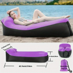 Lauke ne&scaron;iojama pripučiama sofa Pripučiama lauko oro pripučiama sofa, gultai, pūsti miegmai&scaron;is, sofa, žygiai, piknikai kieme 210*70CM violetinė